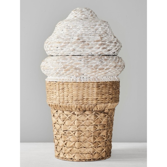 Pottery Barn Ice Cream Cone Hamper!🍦 - Picture 1 of 11